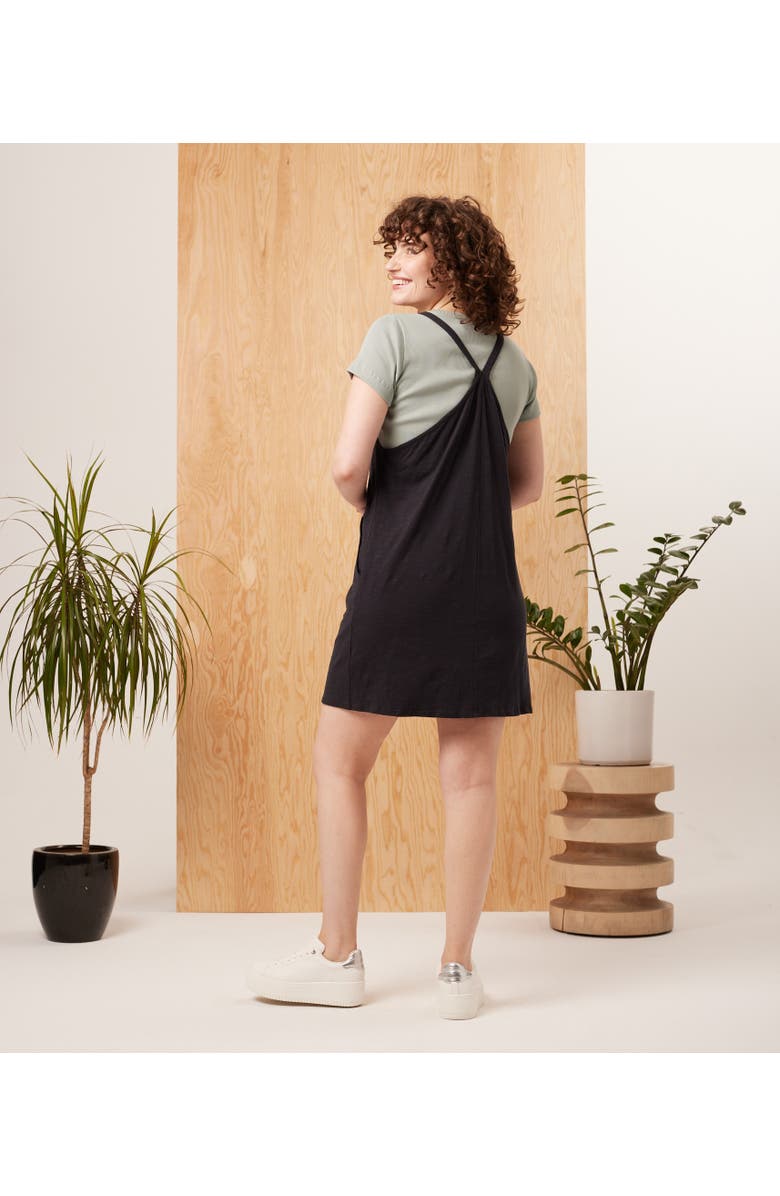 Known Supply Macy Dress, Alternate, color, Washed Black