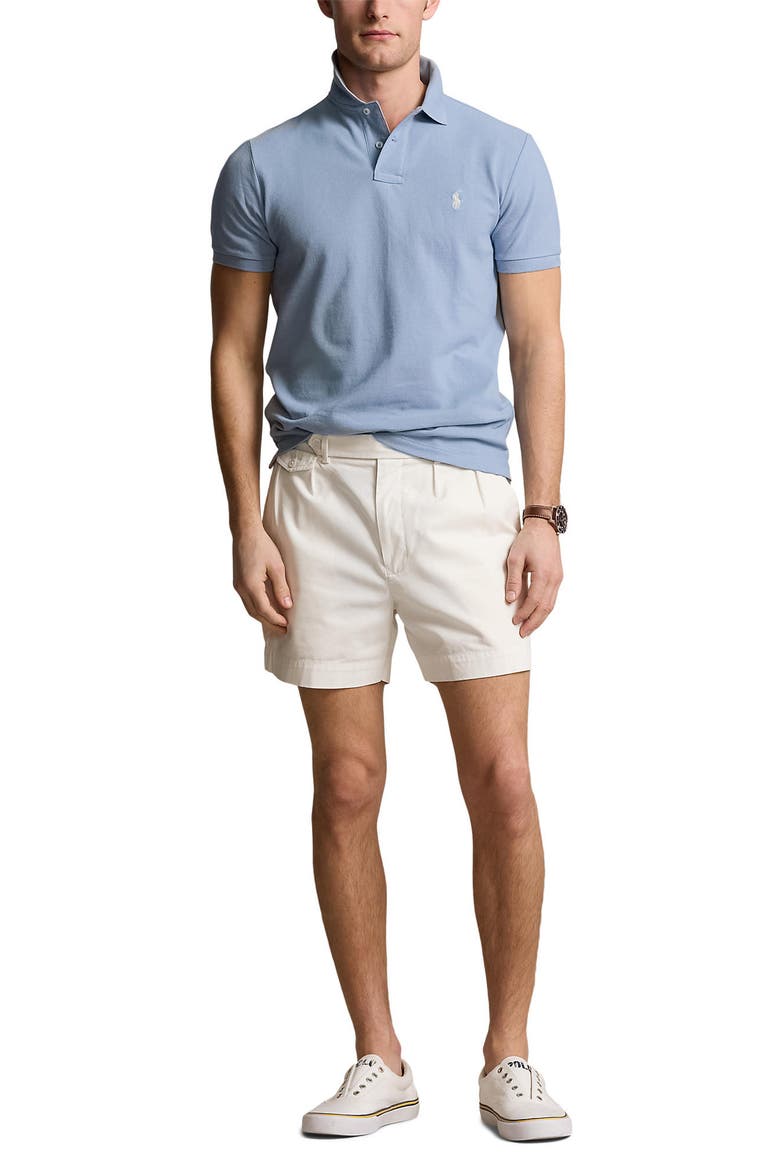 Solid Cotton Piqué Polo, Alternate, color, VESSEL BLUE