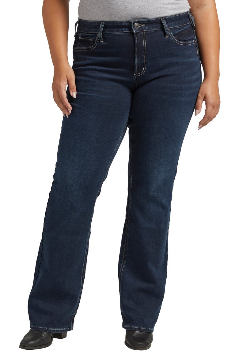 Suki Mid Rise Bootcut Jeans, Main, color, INDIGO