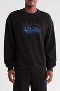 HUGO Nothalic Cotton Graphic Sweatshirt