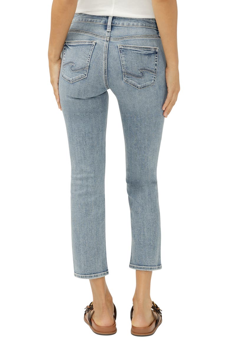 Suki Crop Straight Leg Jeans, Alternate, color, MOTHERS BEACH