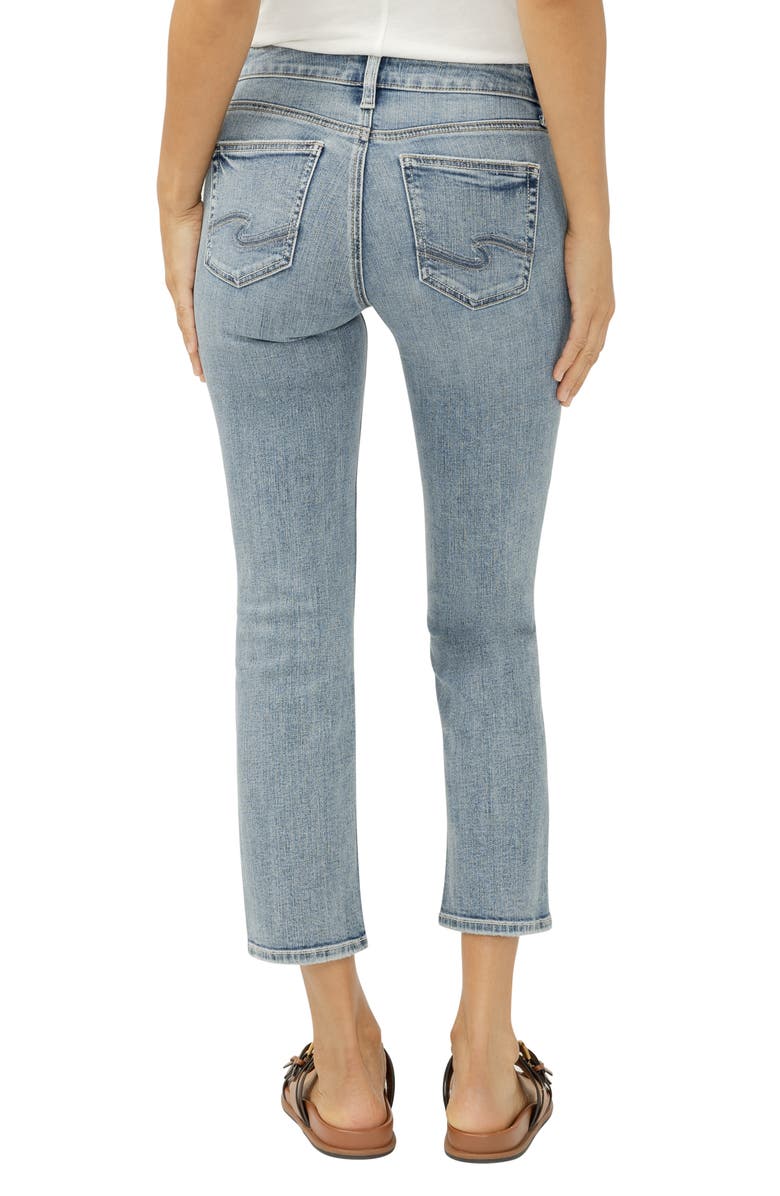 Silver Jeans Co. Suki Crop Straight Leg Jeans, Alternate, color, Mothers Beach