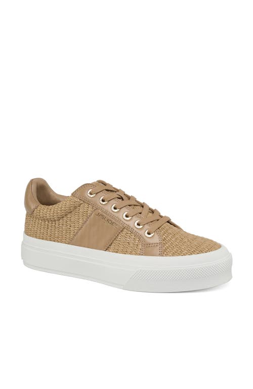 Jslides Footwear Gatsby Platform Sneaker In Sand