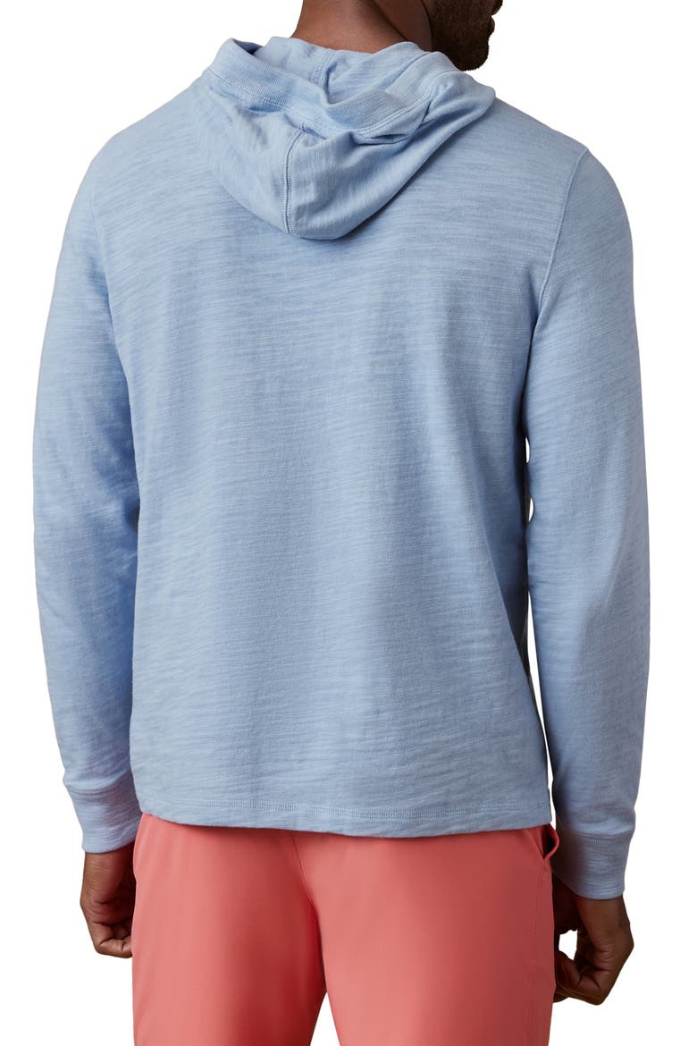 Sunwashed Slub Organic Cotton Hoodie, Alternate, color, BLUE ISLE SURF STRIPE