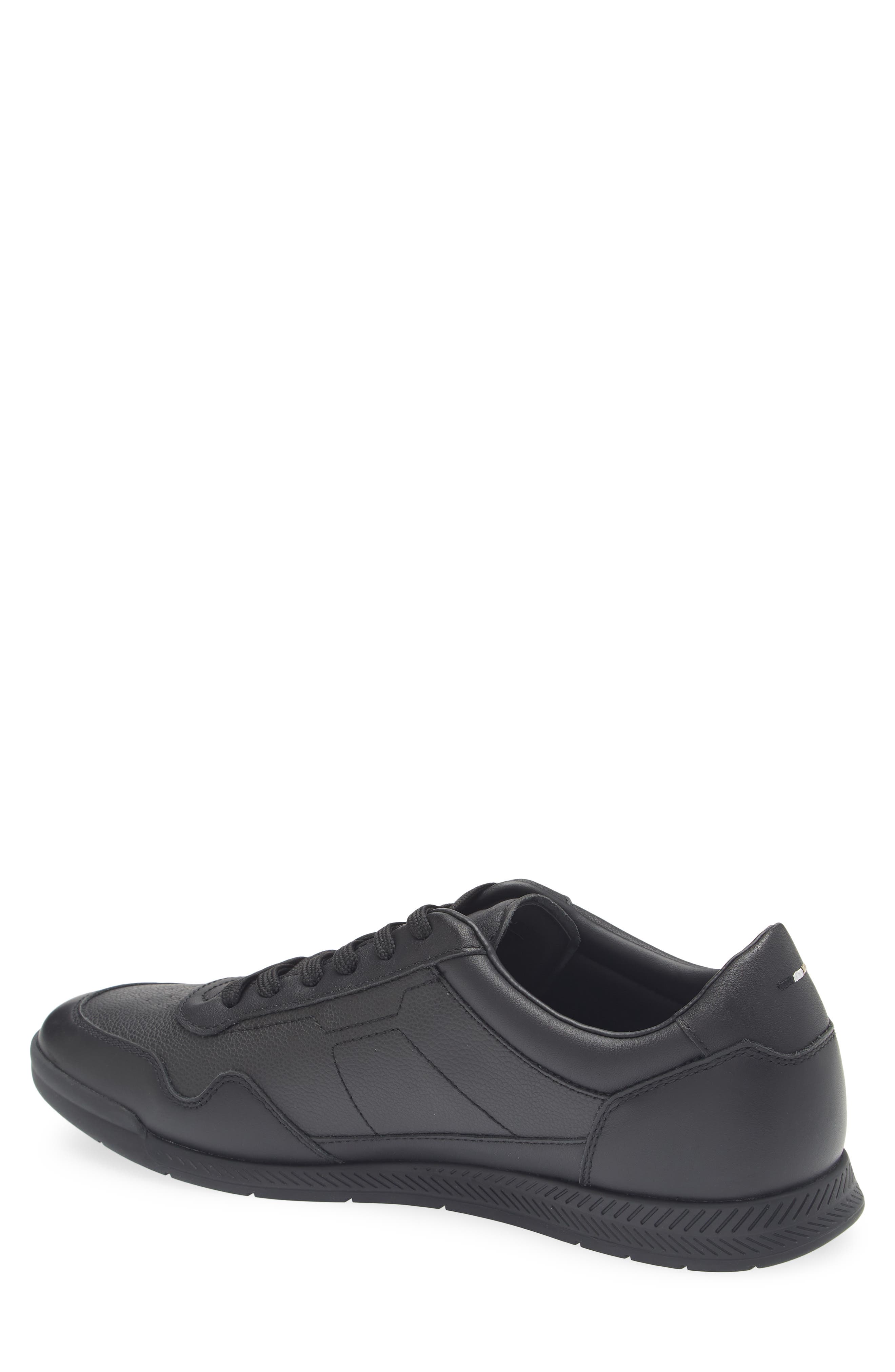 BOSS Titanium Low Top Sneaker, Alternate, color, Black