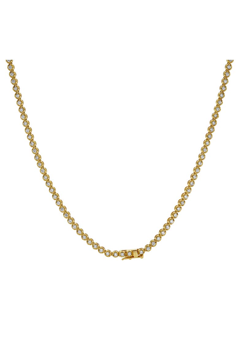 LMJ 14K Yellow Gold Diamond Tennis Chain - 4 Carats, Main, color, 14K Yellow Gold