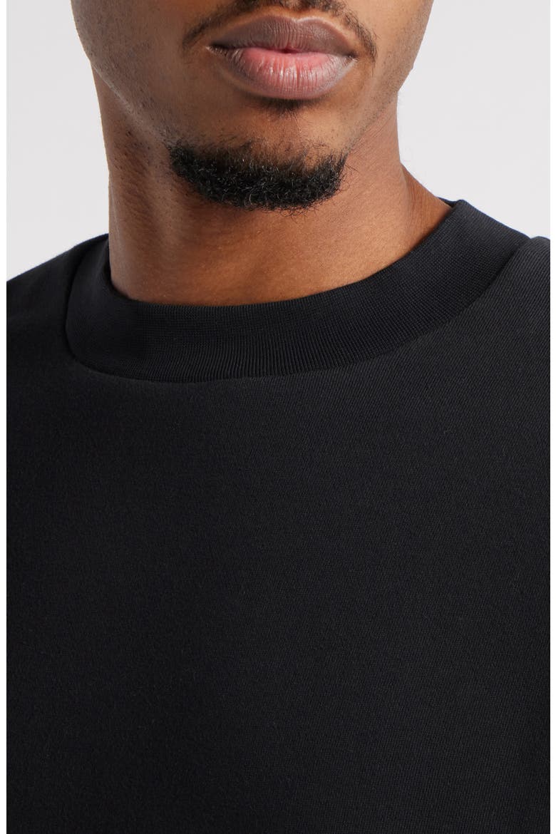 Classic Fit Logo Graphic Sweatshirt, Alternate, color, JET BLACK