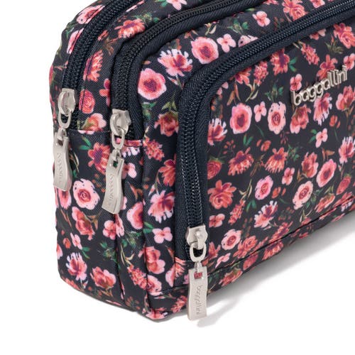 Baggallini Triple Zip Small Convertible Crossbody Bag