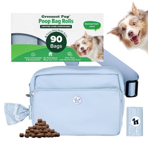 Walk Star Kit 3-in-1 Dog Walk Bag plus Matching 90 Refill Dog Poop Bags