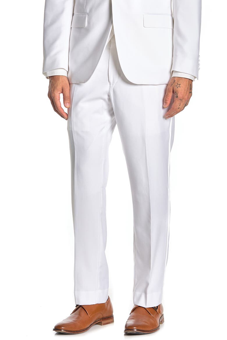 Slim Fit Pants, Main, color, WHITE