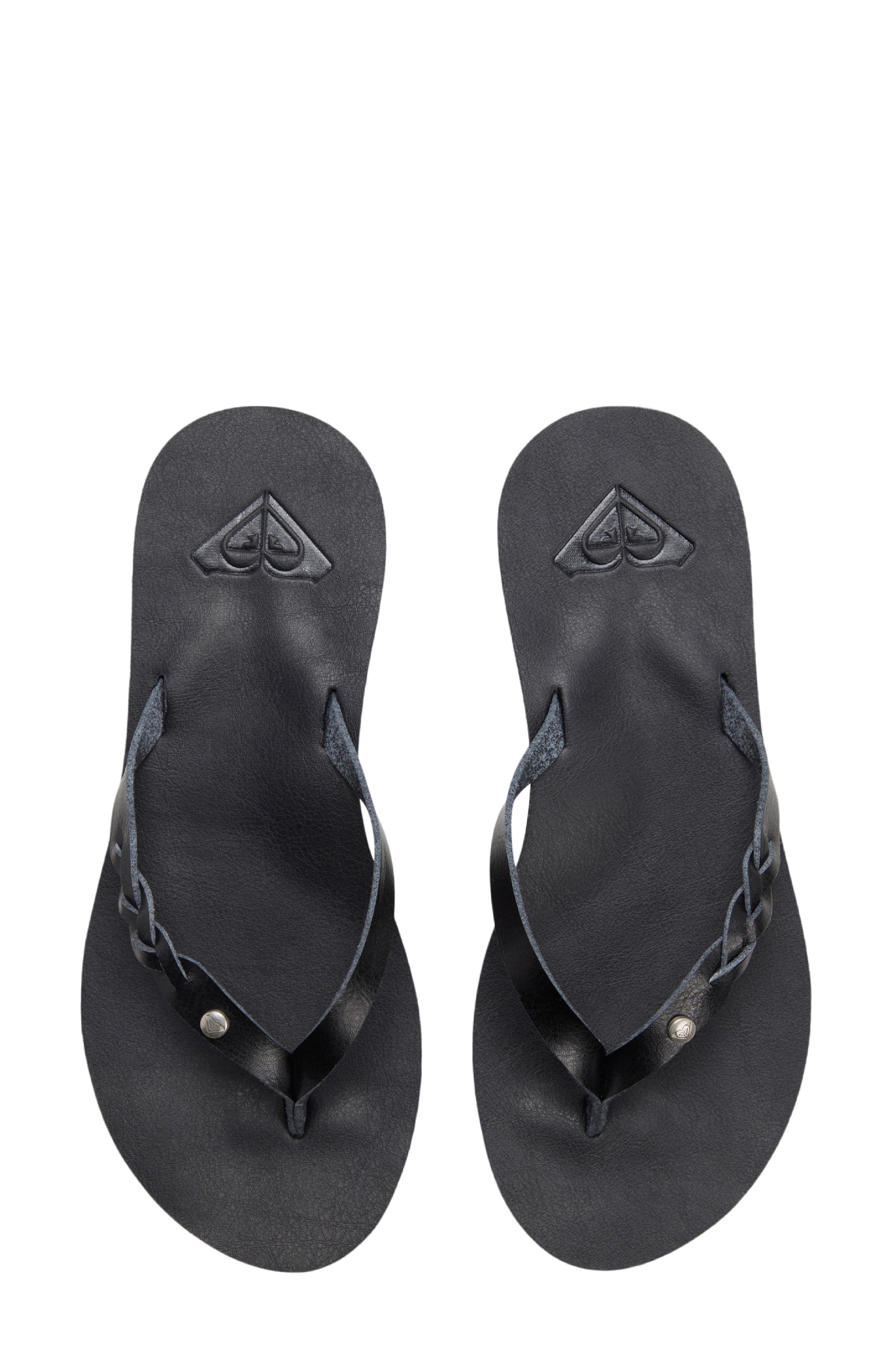 Liza IV Flip Flop, Alternate, color, BLACK/ BLACK