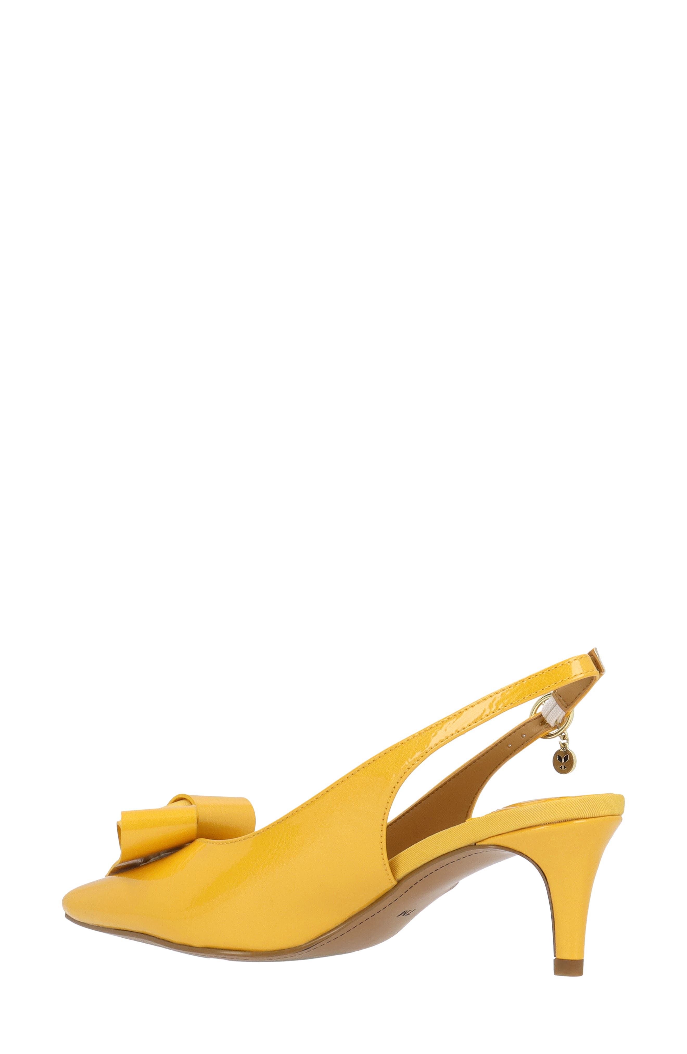 Delara Pointed Toe Slingback Pump, Alternate, color, MARIGOLD