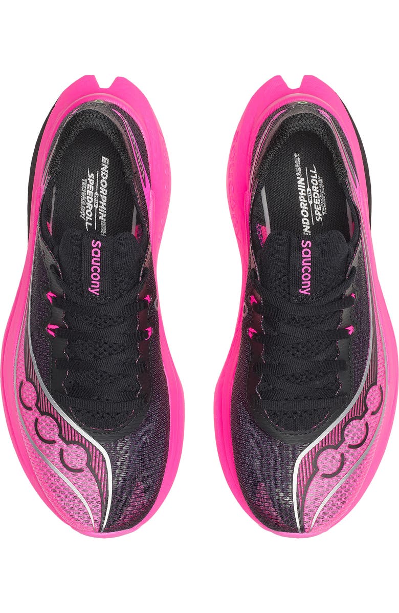 Saucony Endorphin Pro 5 Racing Shoe, Alternate, color, Black/ Shock