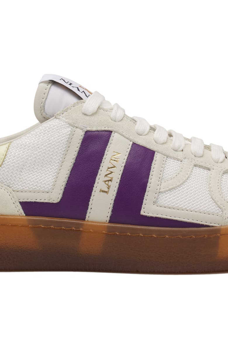 Lanvin Clay Mesh Sneakers With Translucent Sole, Alternate, color,
