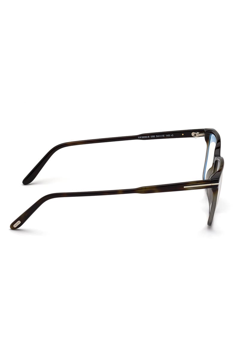 TOM FORD 54mm Blue Light Blocking Glasses, Alternate, color, 