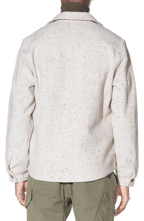 Civil Society Relaxed Fit Nep Shirt Jacket In Neutral