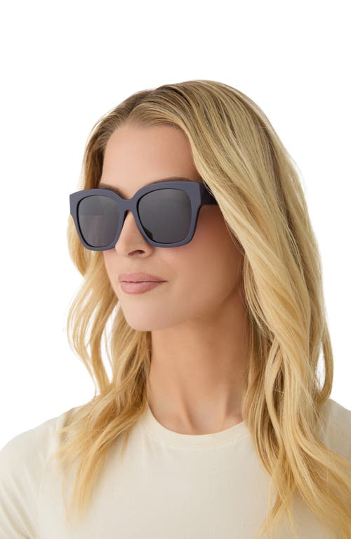 Diff Bella Ii 54mm Polarized Gradient Square Sunglasses In Purple