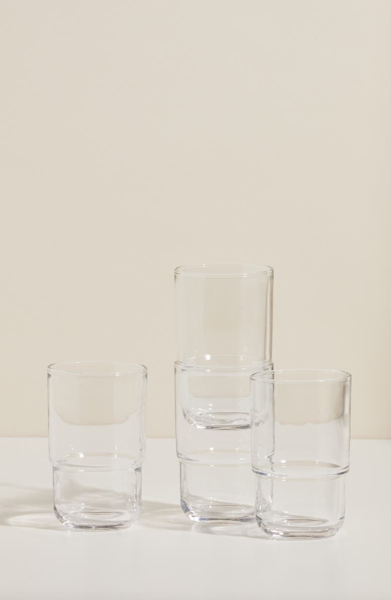 Our Place Night & Day Set of 4 Tall Glasses, Alternate, color,