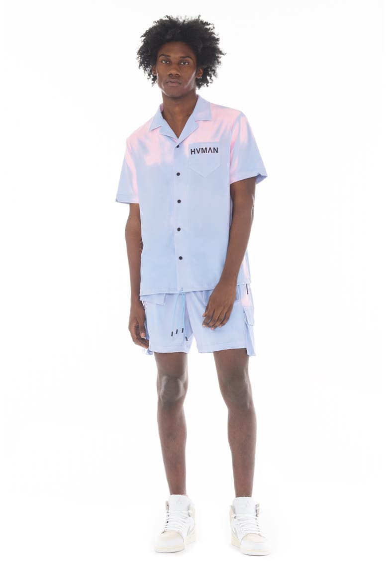 Heat Sensitive Camp Shirt, Alternate, color, SKY