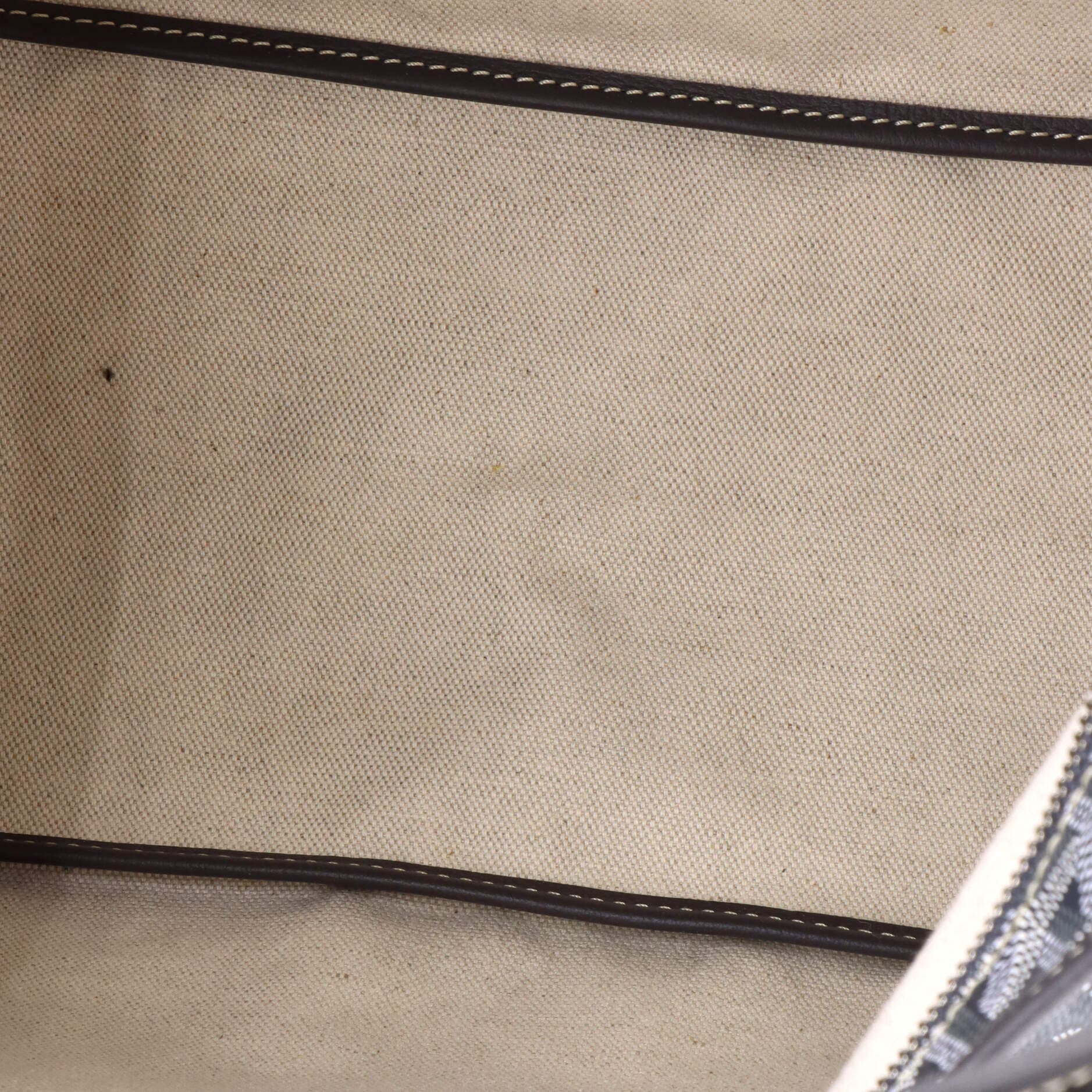 Pre-Owned Goyard Boheme Hobo Coated Canvas, Alternate, color, Gray