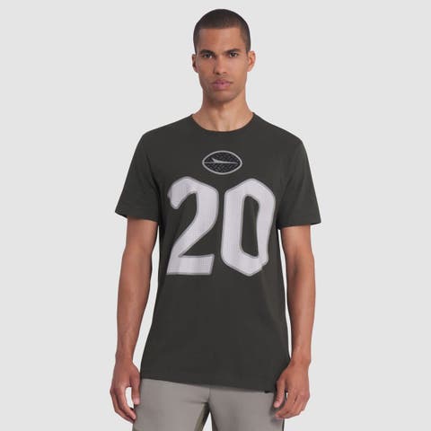 Men's Nike Breece Hall Gotham Green New York Jets 2025 Rivalries Collection Player Name & Number T-Shirt