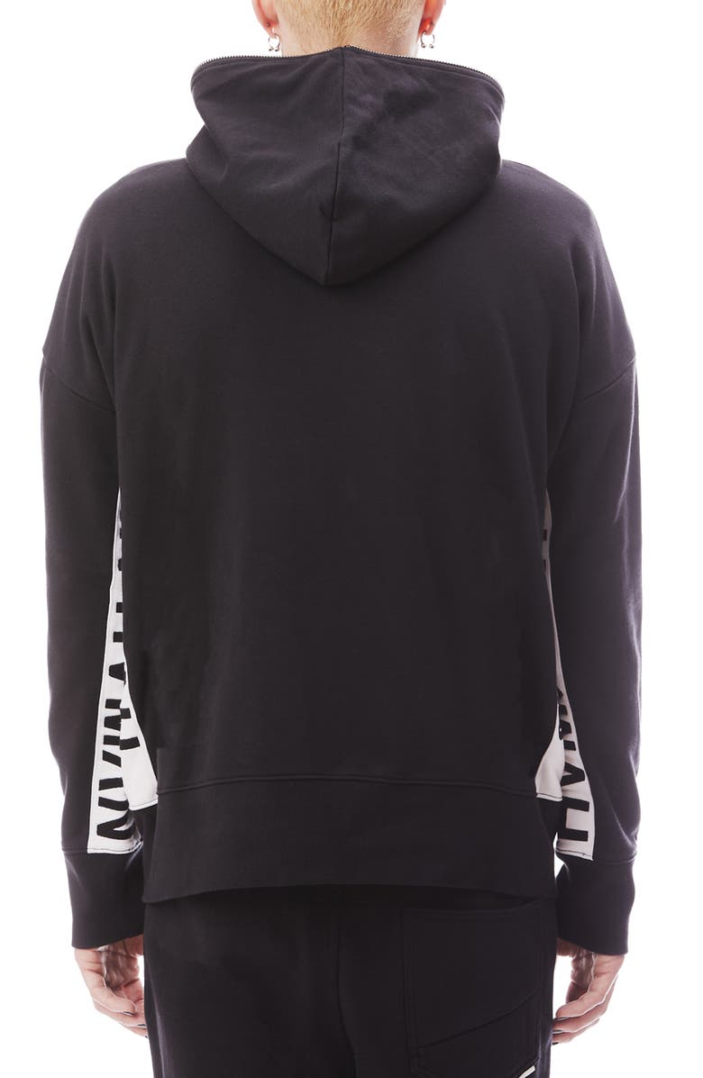 HVMAN Zip Hoodie, Alternate, color, Black