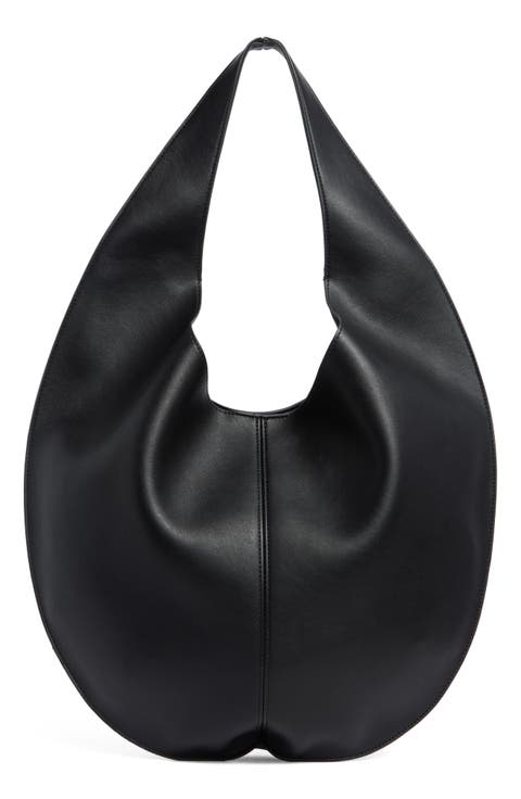 Long Crescent Hobo Bag