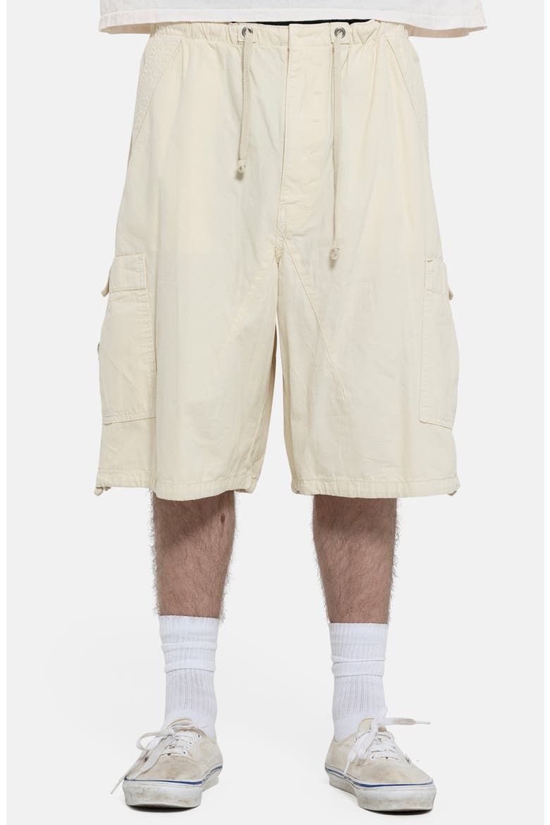 Oversize Cargo Shorts, Main, color, ECRU