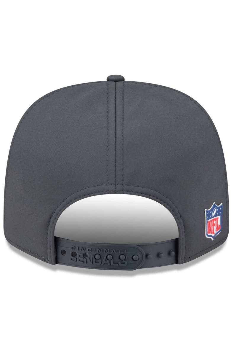 Men's New Era Charcoal Cincinnati Bengals 2025 Sideline Cold Weather 9SEVENTY Adjustable Hat, Alternate, color, Charcoal