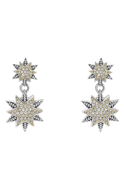 North Star Drop Earrings