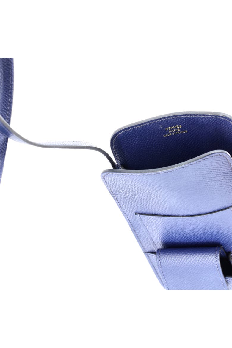 Hermesway Phone Case Crossbody Bag Epsom, Alternate, color, Bleu Saphir