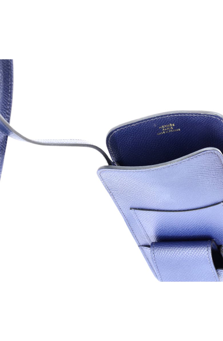 Pre-Owned Hermes Hermesway Phone Case Crossbody Bag Epsom, Alternate, color, Bleu Saphir