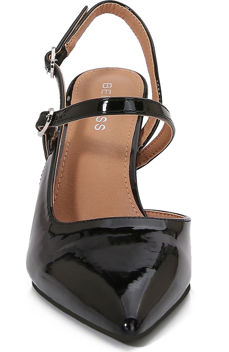 BERNESS Gula Pointed Toe Slingback Pump, Alternate, color, Black