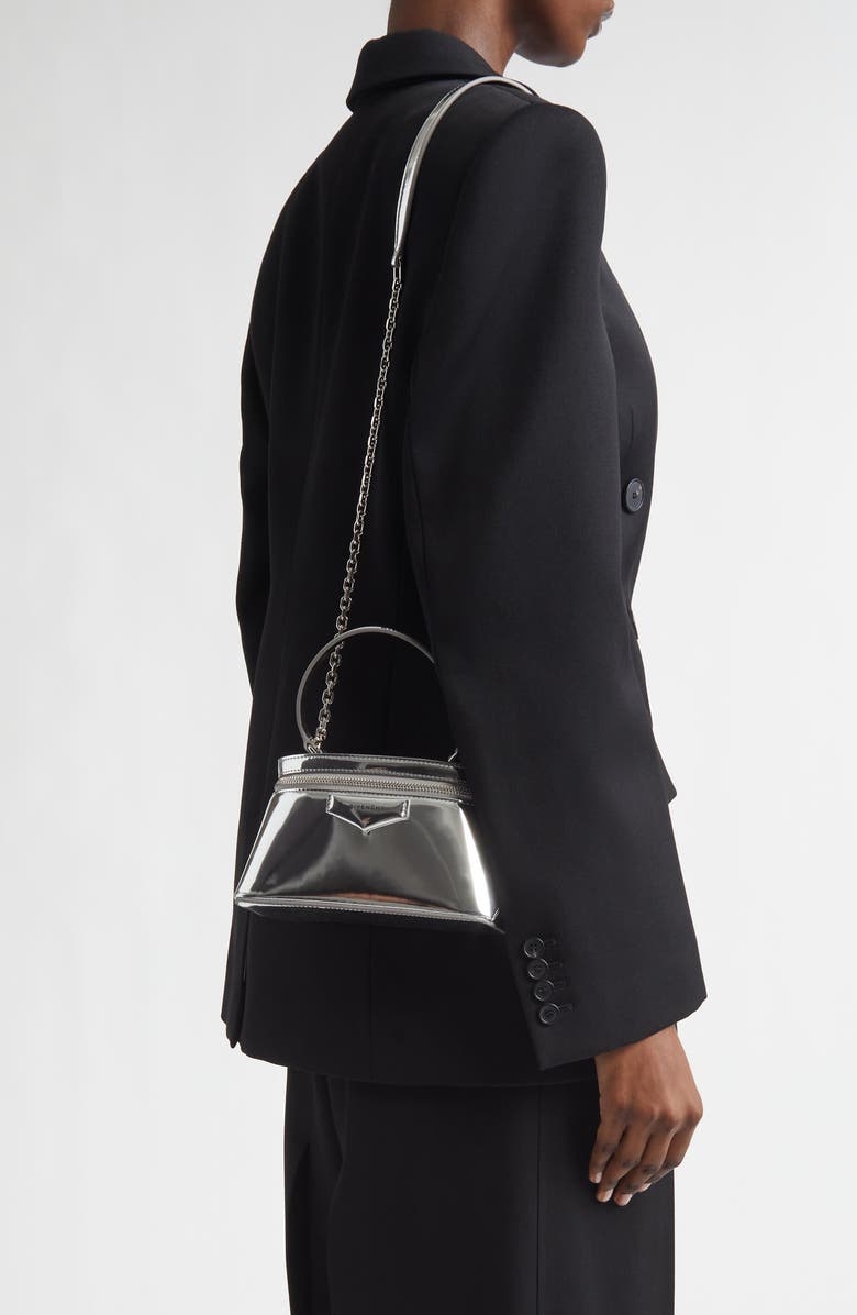 Givenchy Antigona Vanity Leather Handbag, Alternate, color, 040-Silvery