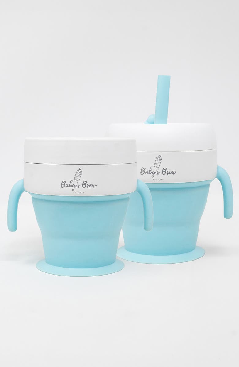 Baby's Brew The 2-in-1 Snack & Drink Cup, Alternate, color, Blue
