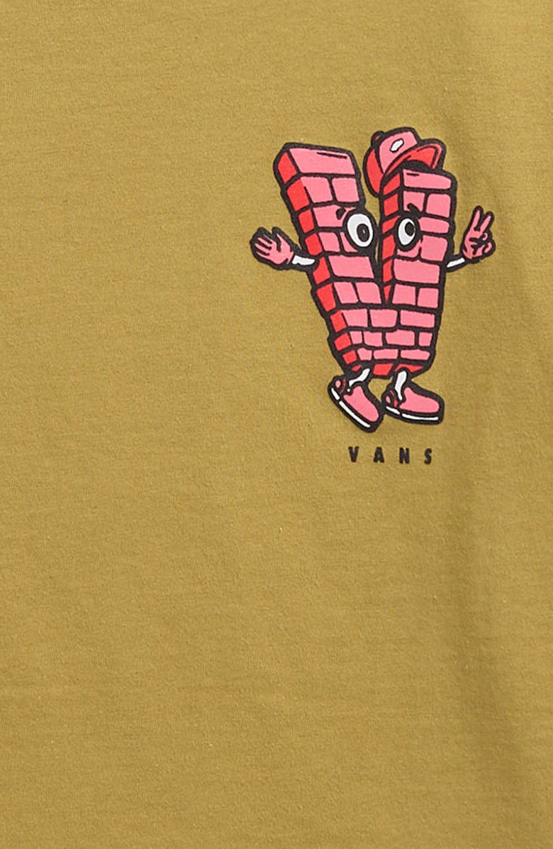 Vans Kids' Brick & Mortar Graphic T-Shirt, Alternate, color, Burnt Gold