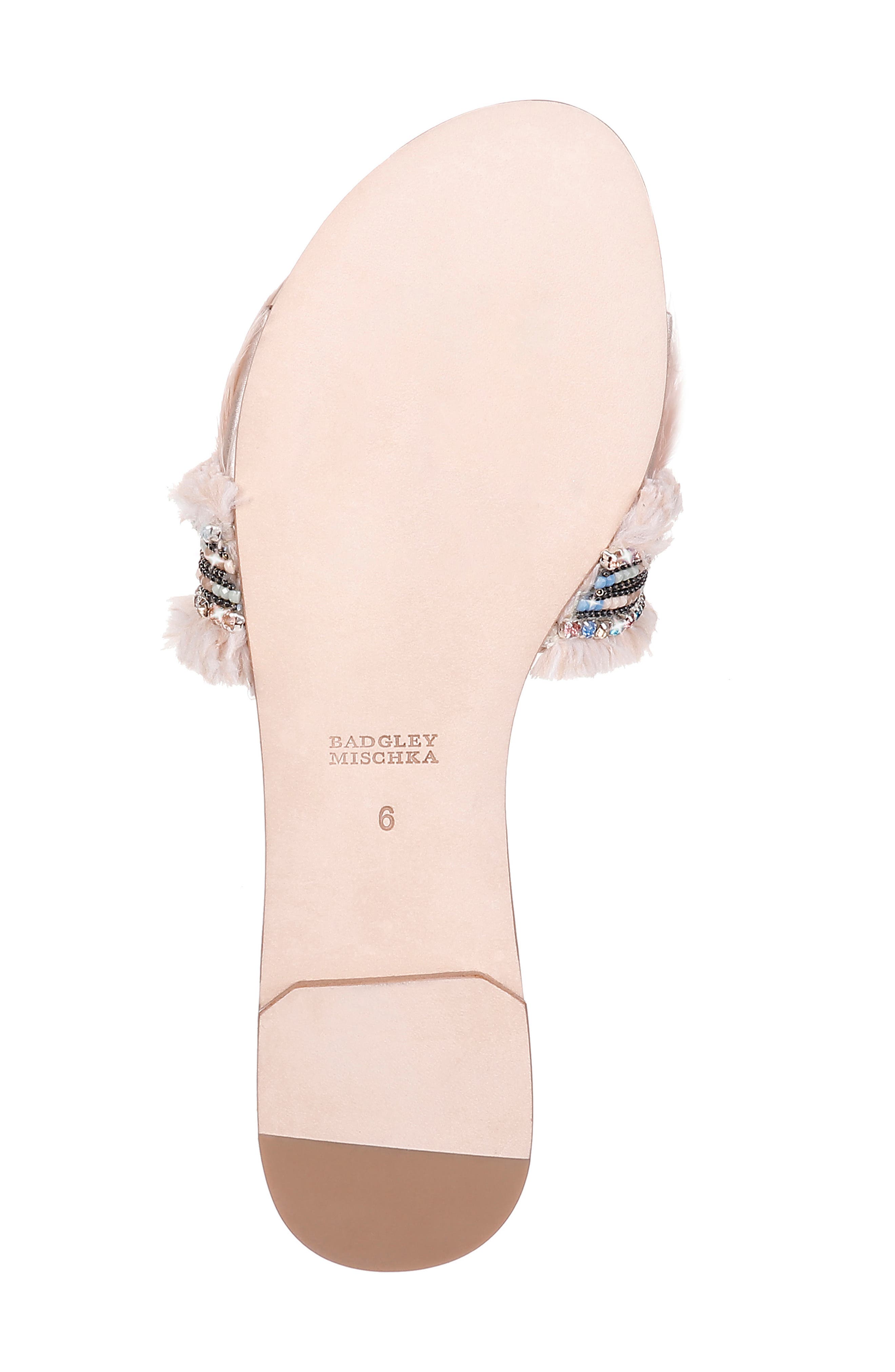 Badgley Mischka Collection Badgley Mischka Fortune Embellished Slide Sandal, Alternate, color, 