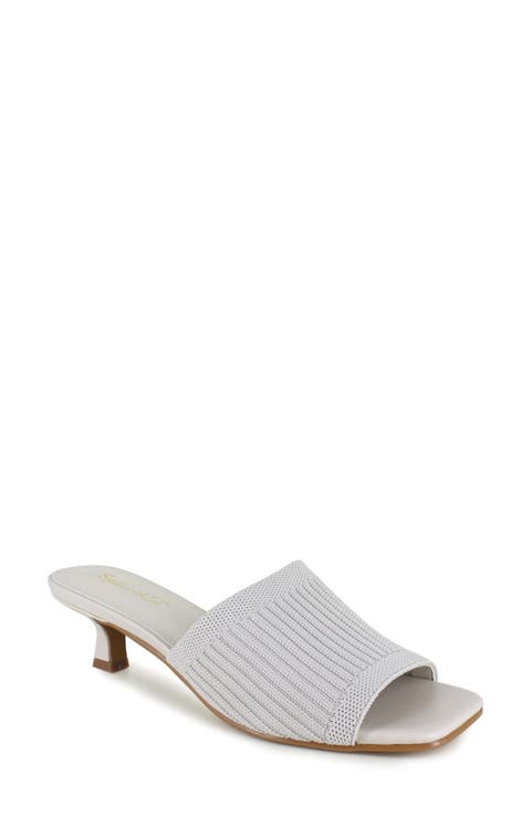 Hadley Kitten Heel Slide Sandal (Women)