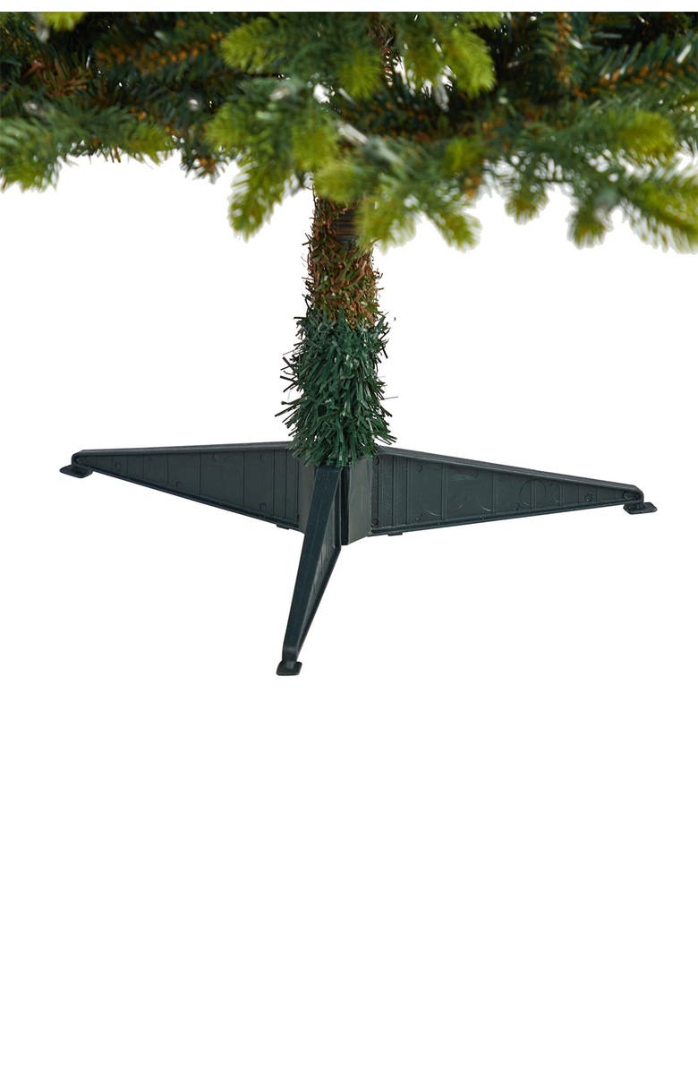 NEARLY NATURAL 3ft. North Carolina Fir Artificial Christmas Tree with 150 Clear Lights, Alternate, color, 