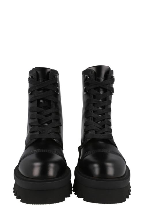 Ferragamo Black 30 Gancini Leather Biker Boots In Black