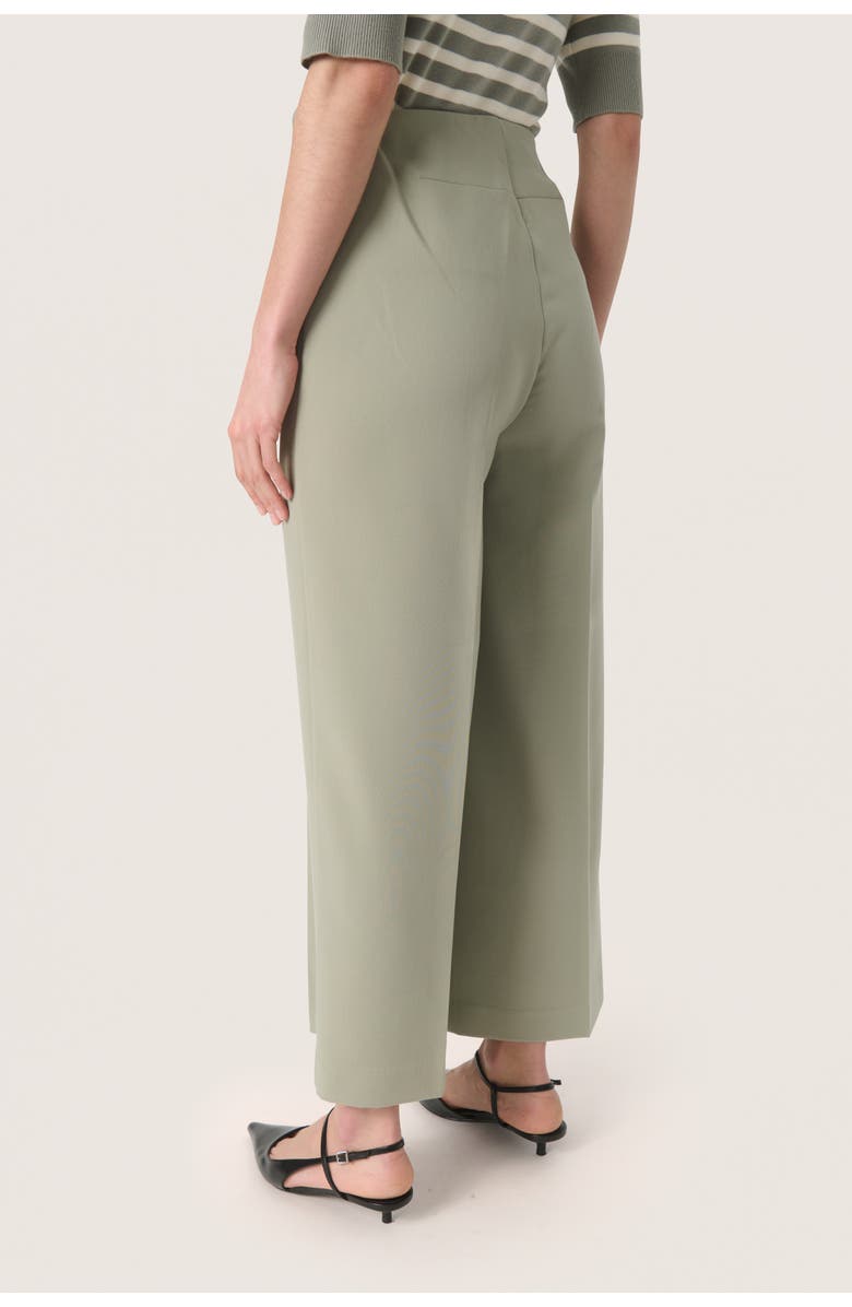 Soaked in Luxury Corinne High-Waisted Culotte Trousers, Alternate, color, Shadow