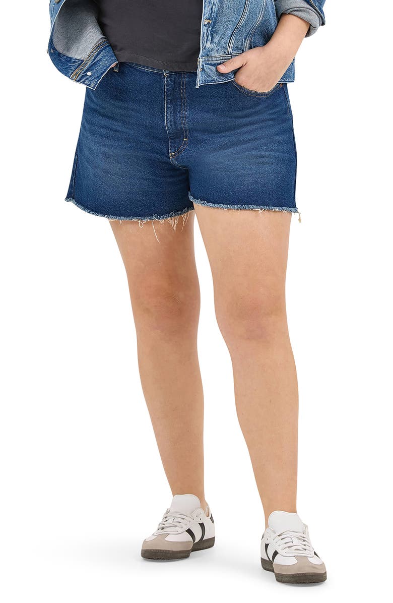 Lee 3-Inch Cutoff High Waist Denim Shorts, Alternate, color, Into The Void