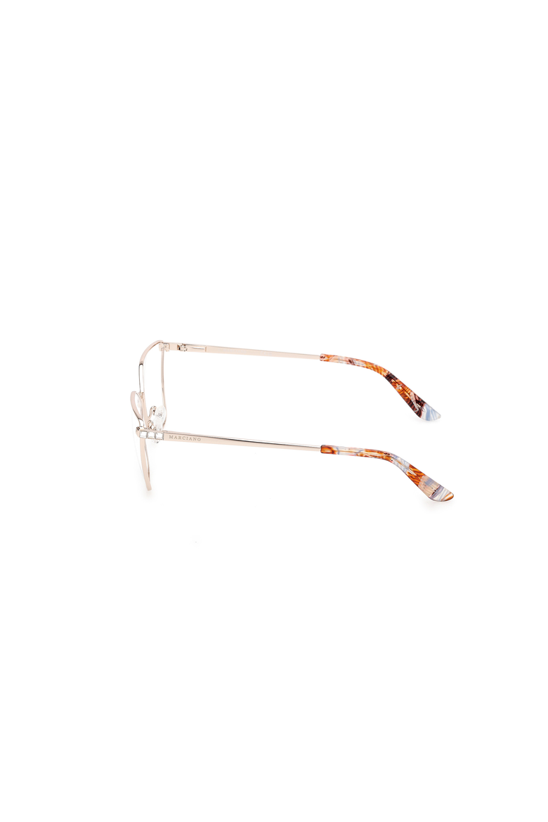 Cat Eye Metal Eyeglasses, Alternate, color, Pale Gold