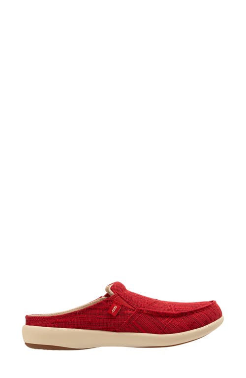 Revitalign Siesta Capri Mule In Red