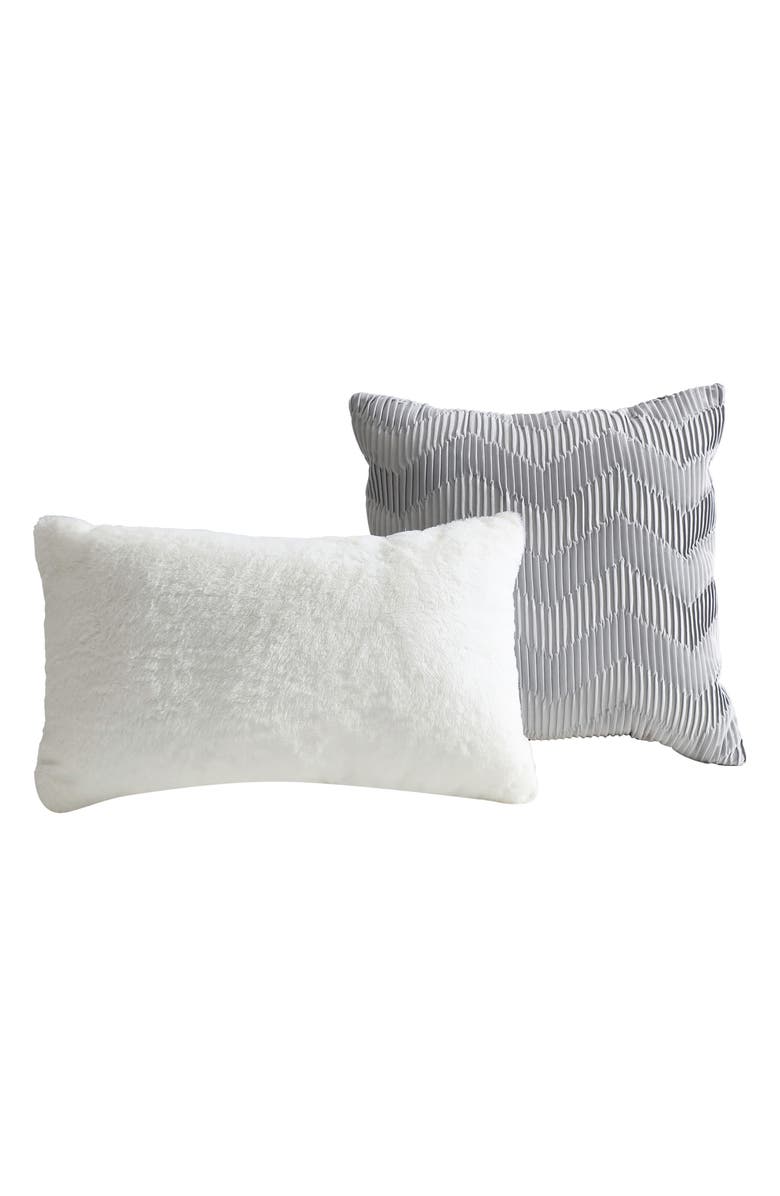 Tahari Lauren 5-Piece Comforter Set, Alternate, color, Grey