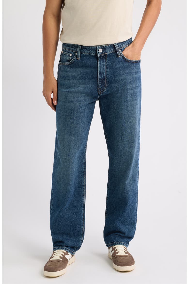 Marcel Relaxed Straight Leg Jeans, Main, color, MID USED CLASSIC BLU