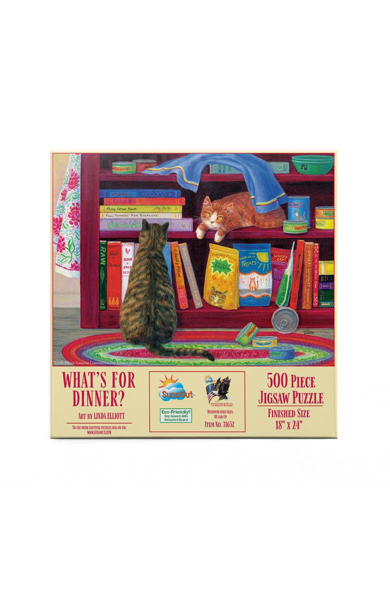 Sunsout What's for Dinner 500 piece Jigsaw Puzzle for Adults, Alternate, color, Multicolor