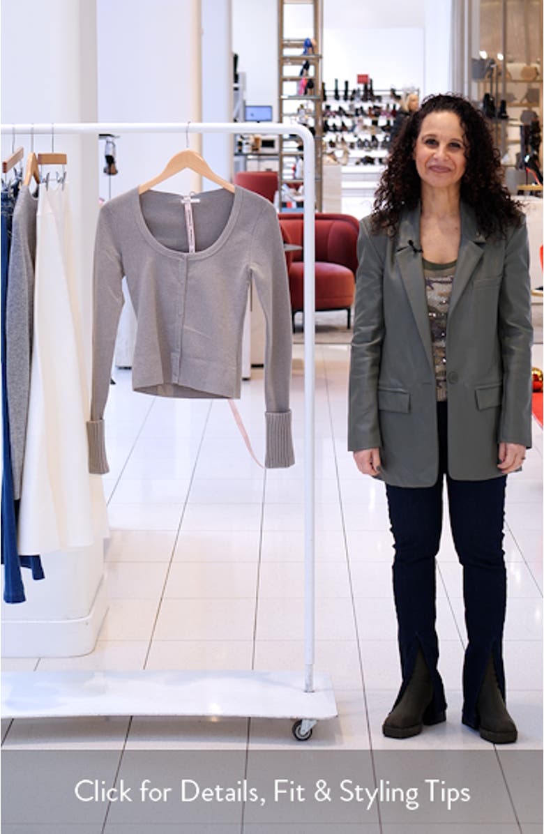 Chunky Cuff Cardigan, sales video thumbnail