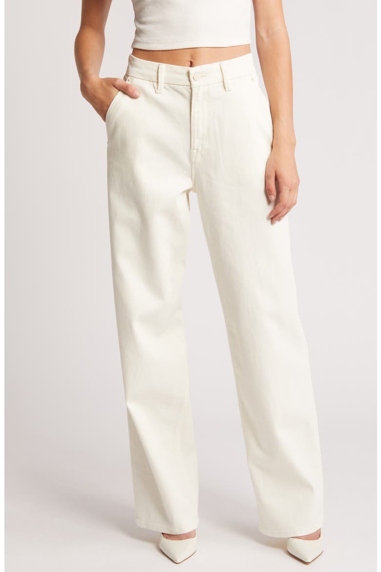 Good '90s Carpenter Jeans, Main, color, CLOUD WHITE001