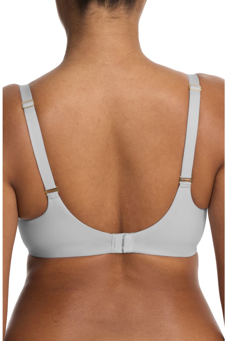 Comfort Evolution Full Fit Memory Foam Convertible Bra, Alternate, color, GRAY DAWN